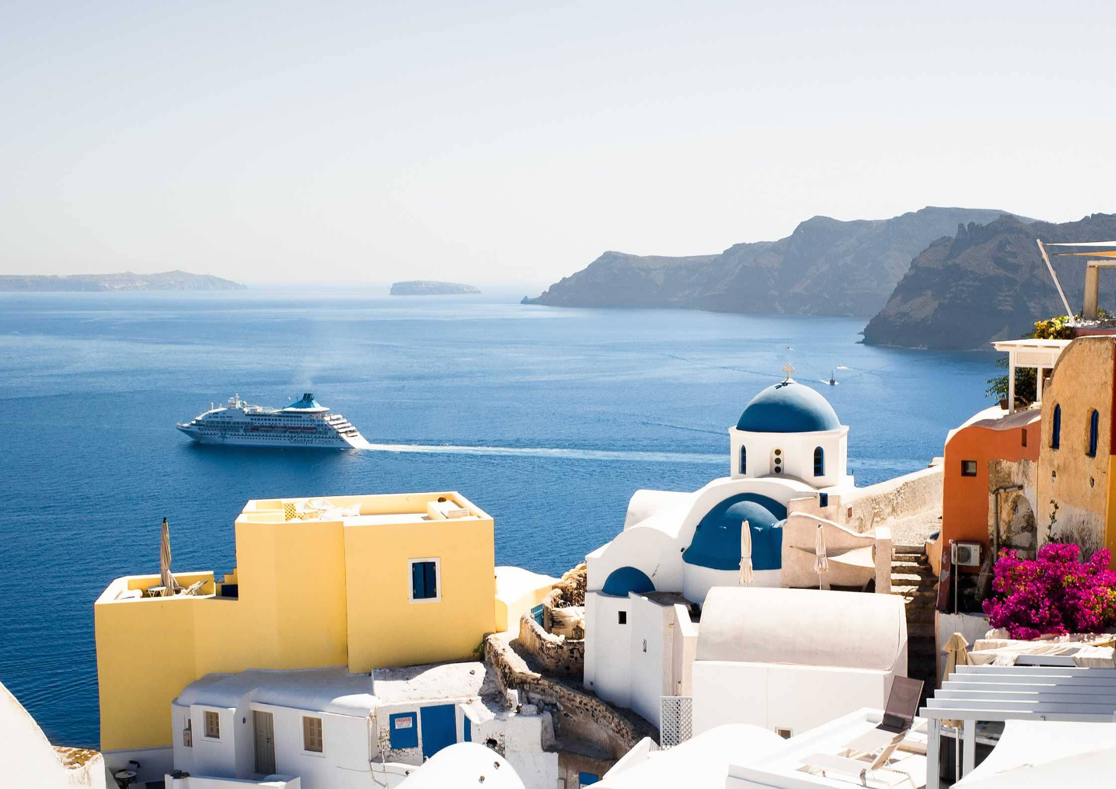Grèce-village-Santorin