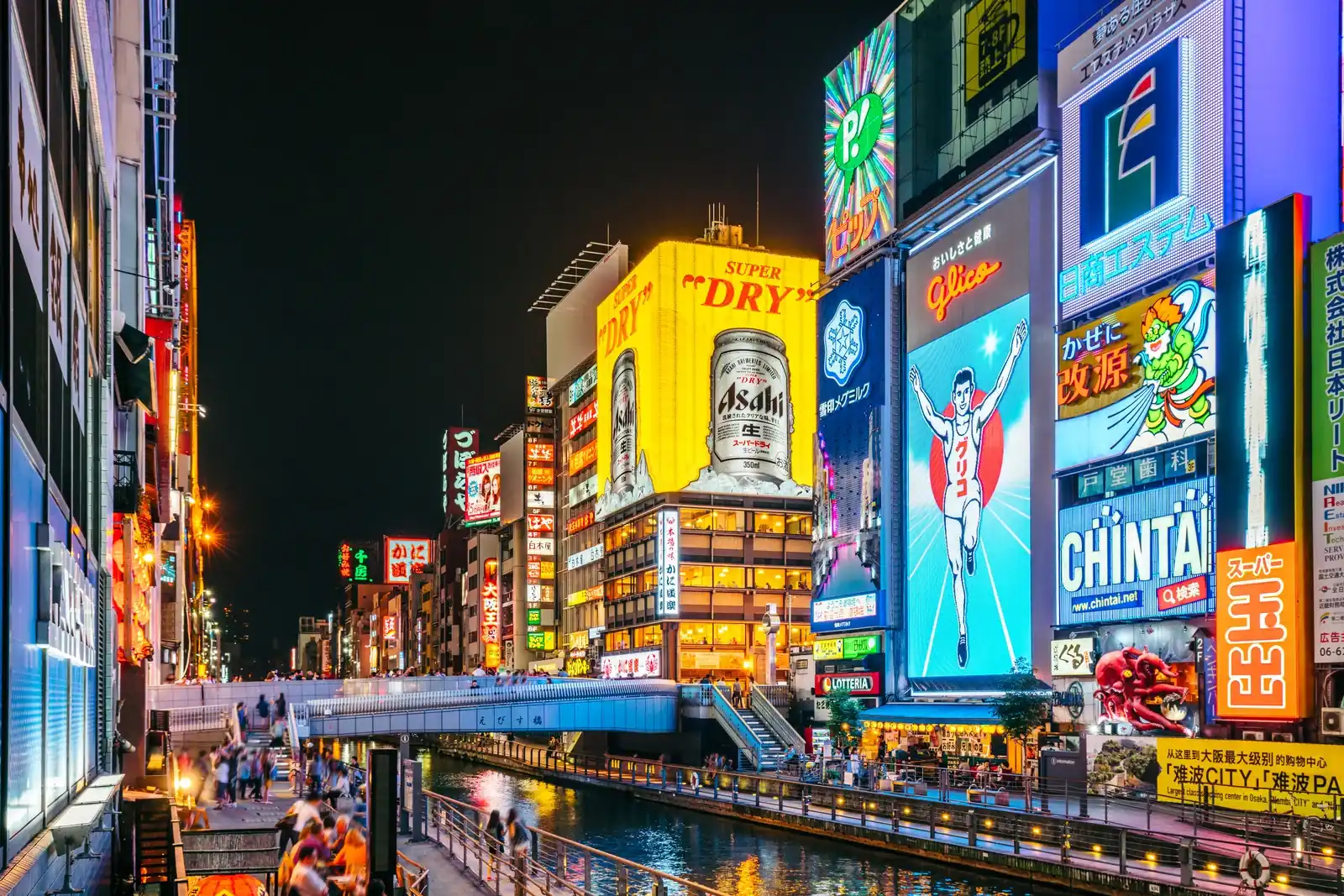 Japon-Osaka-Panneau-Publicitaire-Glico-man