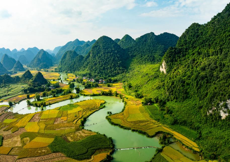 vallée de Phong Nam-cao-bang-vietnam